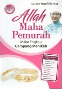 Image of Allah Maha Pemurah : Maka Engkau Gampang Menikah