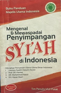 Image of Mengenal & Mewaspadai Penyimpangan Syi'ah di Indonesia