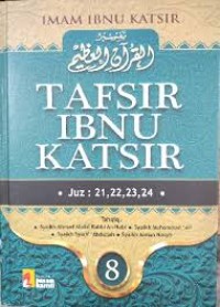 Image of Tafsir Ibnu Katsir (Juz 21,22,23,24)