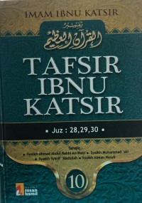 Image of Tafsir Ibnu Katsir (Juz 28,29,30)